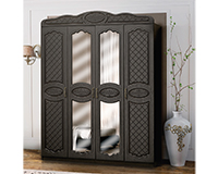 Шкаф 4-х дверный с 2-мя зеркалами от набора мебели для спальни Венеция-5