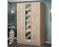 Шкаф 3-х дверный с зеркалом от набора мебели для спальни Венеция-7