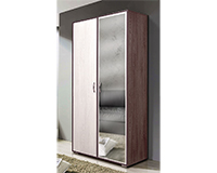 Шкаф 2-х дверный комбинированный с зеркалом от модульной системы мебели для спальни Венеция-9