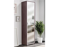 Шкаф 1-но дверный с зеркалом от модульной системы мебели для спальни Венеция-9